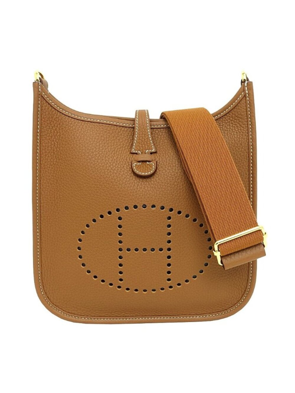 Hermes Bag Evelyne 3 23 Gold GD Taurillon Clemence